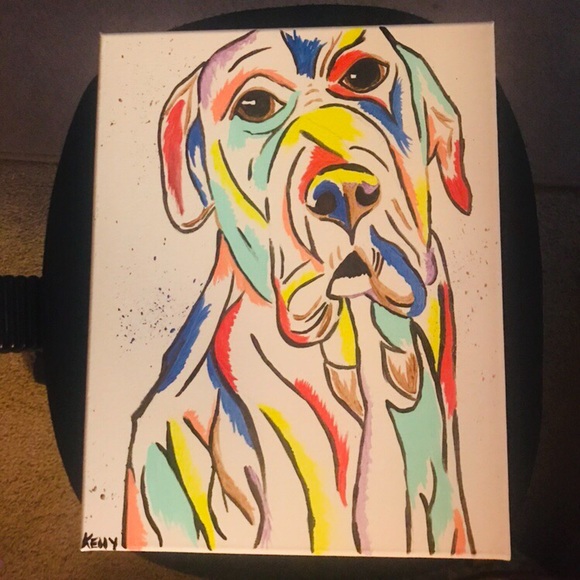 Custom Pet Puppy Kitty Portrait Original Paintings - Picture 8 of 8